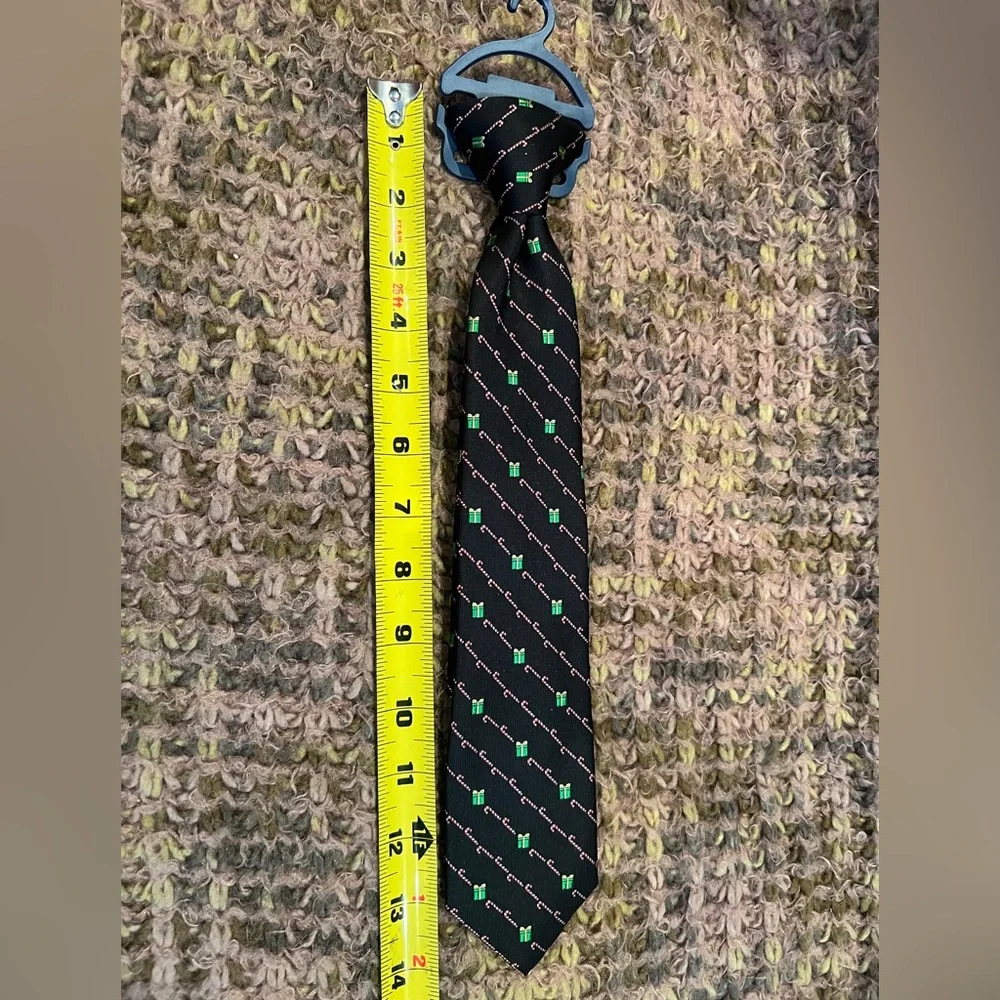 NWT, Wembley & Chaps Washable Christmas clip-on Necktie Neck Ties, Boys.